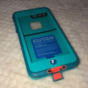 Aqua LifeProof iPhone Case for 7/8 plus
